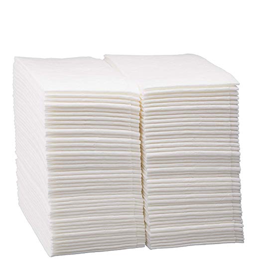 Disposable Dinner Napkins Linen Feel Paper ~ Cloth-Like Guest Hand Towels ~ White Napkin ~ Pack Of 200 ~ Super Soft and Highly Absorbent Cloth-Like Tissue ~ For Bathroom, Kitchen, Parties, Shops