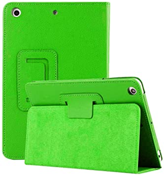 iPad Mini 1/2/3 Case - 360 Degree Rotating Stand Smart Cover Case with Auto Sleep/Wake Feature for Apple iPad Mini 1 / iPad Mini 2 / iPad Mini 3 … (Green 03)