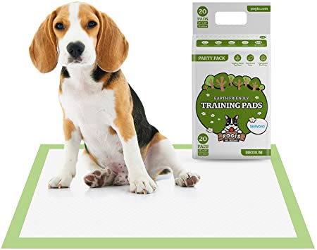 Pogi's Training Pads - Large, Super-Absorbent, Earth-Friendly Puppy Pee Pads for Dogs