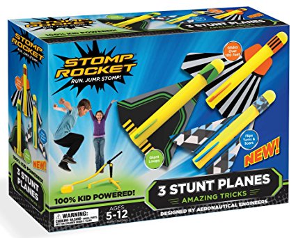 The Original Stomp Rocket Stunt Planes, 3 Planes