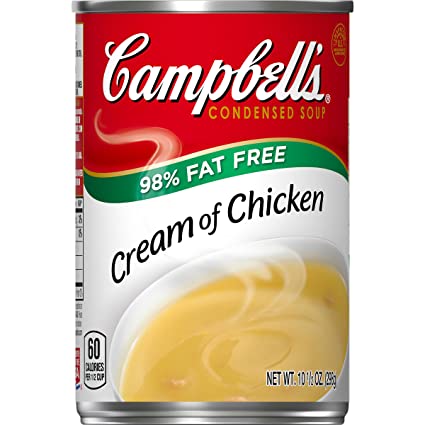 Campbell's Condensed 98% Fat Free Cream of Chicken Soup, 10.5 oz. Can