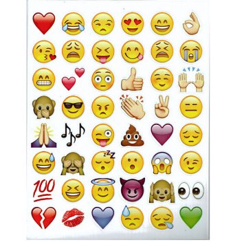 Shimie Complete Emoji Sticker Pack ,the Same as iPhone,Facebook Emoji Emoticons Free ,More Then 850 Emoji