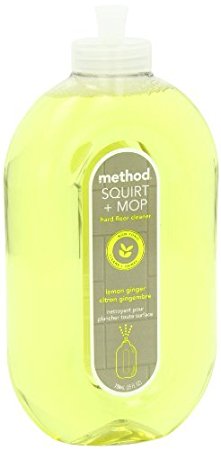 Method Naturally Derived Squirt   Mop Hard Floor Cleaner, Lemon Ginger, 25 Ounce