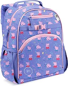 Simple Modern Peppa Pig Toddler Backpack for School Girls and Boys | Kindergarten Elementary Kids Backpack | Fletcher Collection | Kids - Medium (15" tall) | Bubbles