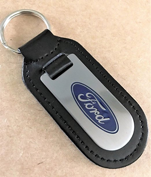 Ford Keyring - Genuine Leather Keyring Keyfob