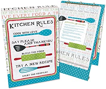 Lang Kitchen Rules Vertical Recipe Card Album by Susan Winget, Assorted