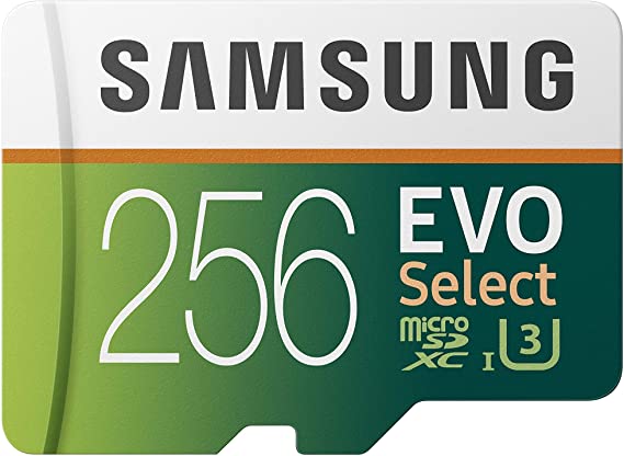 Samsung 256GB 100MB/S (U3) Microsdxc EVO Select Memory Card with Adapter (MB-ME256GA/AM)