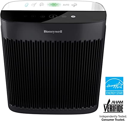 Honeywell Insight HPA5300 HEPA Purifier Allergen Remover for Extra Large 500 Sq. Ft. Room with Display Panel, Sensor, Air Quality Indicator, Black