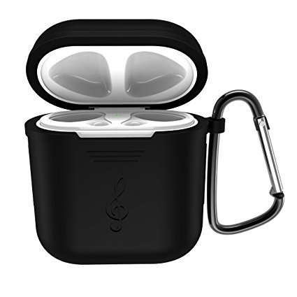 AirPods Case Stylish Silicone Protective Case, Durable Shock Proof Protectives Cover for Apple AirPods. Strainho