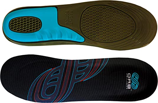 Gel sports impact insole. Shock absorbing. Support & protection. Arch support. Plantar fasciitis & heel pain relief. Unisex.