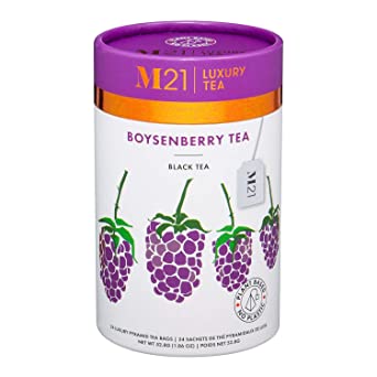 Metropolitan Tea M21 Luxury Boysenberry Tea 24 Pyramid Bags