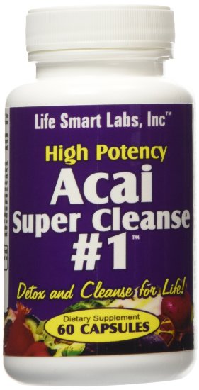 ACAI SUPER CLEANSE #1 TM HIGHLY POTENT 60 capsules ANTIOXIDANT, Detox, Colon Cleanse, Weight Loss