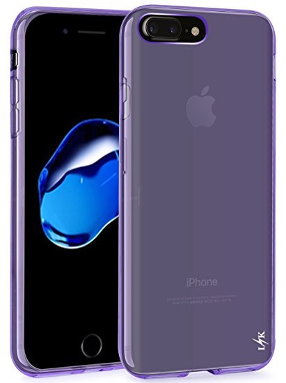 iPhone 7 Plus Case, LK Ultra [Slim Thin] Scratch Resistant TPU Rubber Soft Skin Silicone Protective Case Cover for Apple iPhone 7 Plus, Purple