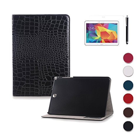 Samsung Galaxy Tab S2 8.0 Inch Case ,DINGRICH Crocodile Pattern PU Leather Protective Case Folio Clam Shell Cover With Card Slots,Pocket For Samsung Galaxy Tab S2 8.0 Inch SM-T710 (TAB S2 8.0, BLACK)