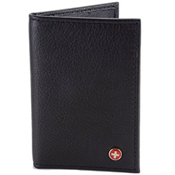Gio Card Case Wallet by Apline Swiss use as a slim front pocket wallet or a business card case