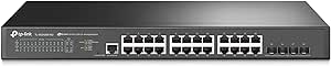 TP-Link TL-SG3428X-M2 | 24 Port Multi-Gigabit L2  Managed Switch | 24 x 2,5 Gig Ethernet Ports, 4 x 10 Gig SFP  Ports | 10 G Bandbreite | Unterstützung Omada SDN | 5 Jahre Herstellergarantie