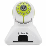 iZtouch SP006 Green 1280x720P HD H264 WirelessWired IP Camera with Two-Way Audio IR-Cut Filter Night Vision PanTilt Control QR Code Scan Phone remote monitoring supported