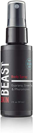 Beast Men's Body Spray with Pheromones - Naturally Derived to Power Natural Attractiveness - Non-Toxic Masculinity - Dye Phthalate Paraben Cruelty Free & USA Made by Tame the Beast