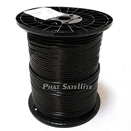 COMMSCOPE RG-6 Professional Underground RG6 COAXIAL Gel Coated Direct Burial Cable Black 1000ft Bulk Reel MADE IN USA