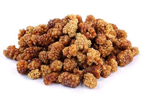 Organic raw White Mulberries 1 kg Sun-Dried unsweetened Natural 1000g