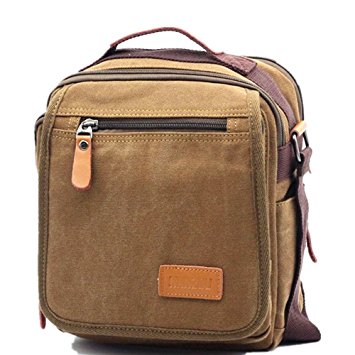 Vintage Canvas Shoulder Bag Messenger Bag ipad Bag Work Bag Business Bag Purse School Bag Book Bag Daypack Bag Multifunction Bag Handbag Crossbody Bag Satchel Bag Fanny Bag Casual Bag