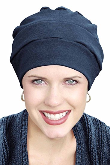 Three Seam Cotton Sleep Cap for Women -Sleeping Hat, Cancer Hair Loss