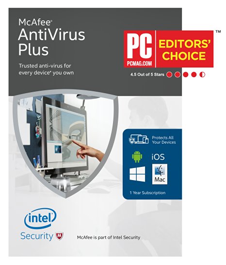 McAfee 2016 AntiVirus Plus - Unlimited Device [Online Code]