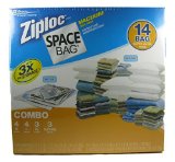 Ziploc Space Bag Vacuum Seal Bags 14 Bag Variety Pack