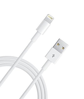 Charger,6FT iPhone Lightning Cable 8pin to USB Charging Cord for Apple iPhone 7/7 plus/6/6s/se/5s/5c/5,iPad Air,Mini/iPod (White)