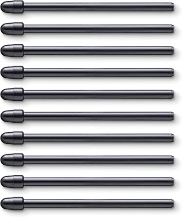 Wacom ACK22211 Kit 10 Standard Tips for Pro Pen 2, Black