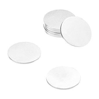 totalElement 1/4 Inch Small Steel Disc, Blank Metal Strike Plates (300 Pack)