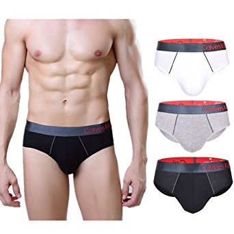 NECOA Men's 3 Pack Micro Modal ULTRA SOFT Low Rise Underwear Briefs