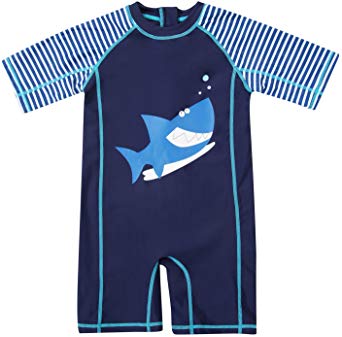 ATTRACO Baby Girls Boys Zip One Piece Rash Vest UPF 50