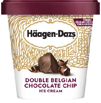 Haagen-Dazs, Destination Series Belgian Chocolate Ice Cream, Pint (8 Count)