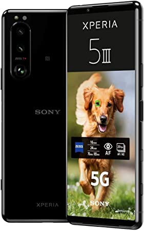 Sony Xperia 5 III Smartphone - 6.1 Inch 21:9 CinemaWide™ FHD  HDR OLED display - 120Hz Refresh rate with free Dualshock 4 Controller   Mount [Amazon Exclusive]