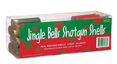 Keystone Products Jingle Bells Shotgun Shells Christmas Lights