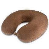 Travel Pillow - Best Plane Travel Pillow U-shaped for Your Loved ones Airplanes Bus Car Train -Travel Neck Pillow in Brown