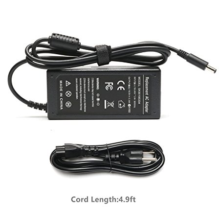 65w Laptop Spare Power Supply Cord for Dell Inspiron 15-5000 Series 15 11 13 14 17 3147 3148 3152 3153 3162 i3147,17 5758 5759 i5758 i5759