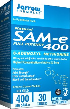 Jarrow Formulas, Inc. Sam-e 400 400 mg 30 Tabs