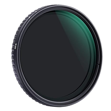 K&F Concept Variable Fader ND2-ND32 ND Filter for Camera Lens No X Spot ND Fader Weather Sealed (55mm)