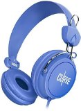 Sentey Headphone Curve Blue with 35 Mm Audio Cable That Includes In-line Microphone and Controls for Kids  Girls  Men and Woman Compatible with Apple Iphone Ipad Samsung Galaxy Gaming Devices and Much More Ls-4121