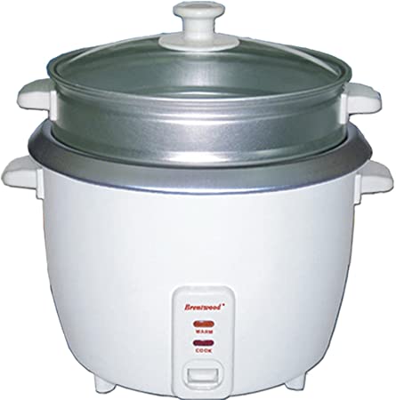 Brentwood TS-700S Rice Cooker, 4 Cups, White