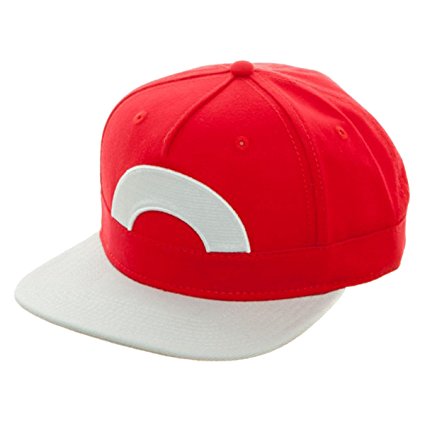 BIOWORLD Pokémon Ash Ketchum Satoshi Snapback Hat