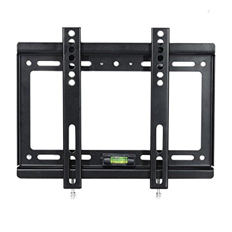 Lumsing®  Slim Low Profile 14-42 inch Corner LCD LED Plasma Flat Screen Monitor TV Wall Mount Bracket MAX Vesa 200*200mm(black, 14-42 Inches Tv Display)