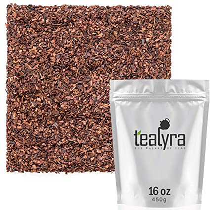 Tealyra - Honeybush Red Tea - Pure South African Red Bush - Herbal Tea Loose Leaf Tea - Relaxing Tea - High Antioxidants - Organically grown - Caffeine-Free - 450g (1 pound)