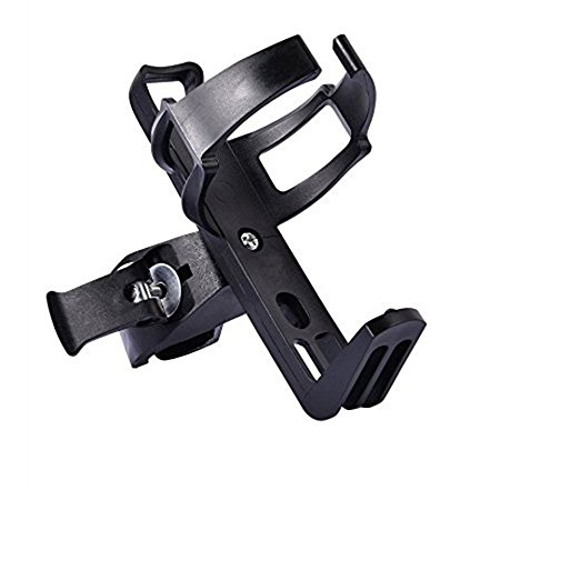 Bike Water Bottle Cage - Specialized Bike Water Bottle Holder No Screws Strong Durable Toughness Advanced All-Steel Materials Plastic Water Bottle Cage for Road Mountain Bicycle Cycling Biking(Black)