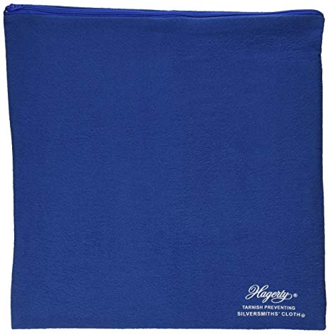 Hagerty 19400 9-by-12-inch Zippered Holloware Bag, Blue