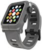 LUNATIK EPIK Polycarbonate Case and Silicone Strap for Apple Watch Series 1, Gray/Gray
