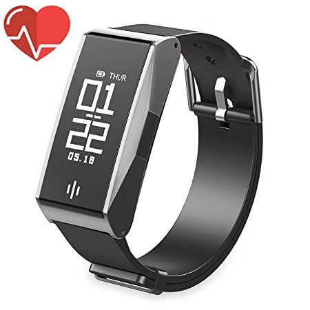 Fitness Tracker with Heart Rate Monitor, Fuleadture IP67 Waterproof Fitness Tracker Watch with Blood Pressure Monitor, Smart Bracelet with Sleep Monitor, Calorie Counter, Call Reminding for Smartphone