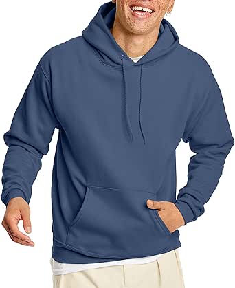 Hanes Men's Hoodie, EcoSmart Fleece Hoodie, Hooded Sweatshirt for Men